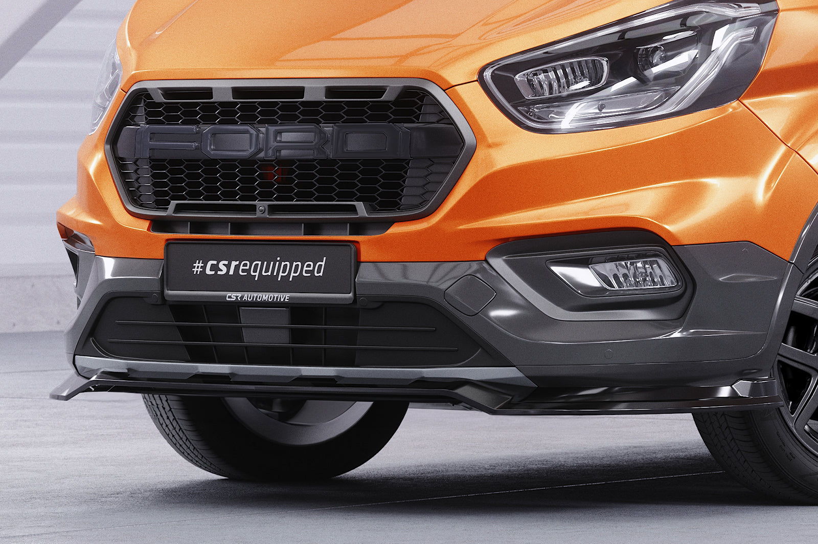 CSR Frontspoiler | Cup-Spoilerlippe mit ABE für Ford Tourneo Custom Active CSL762