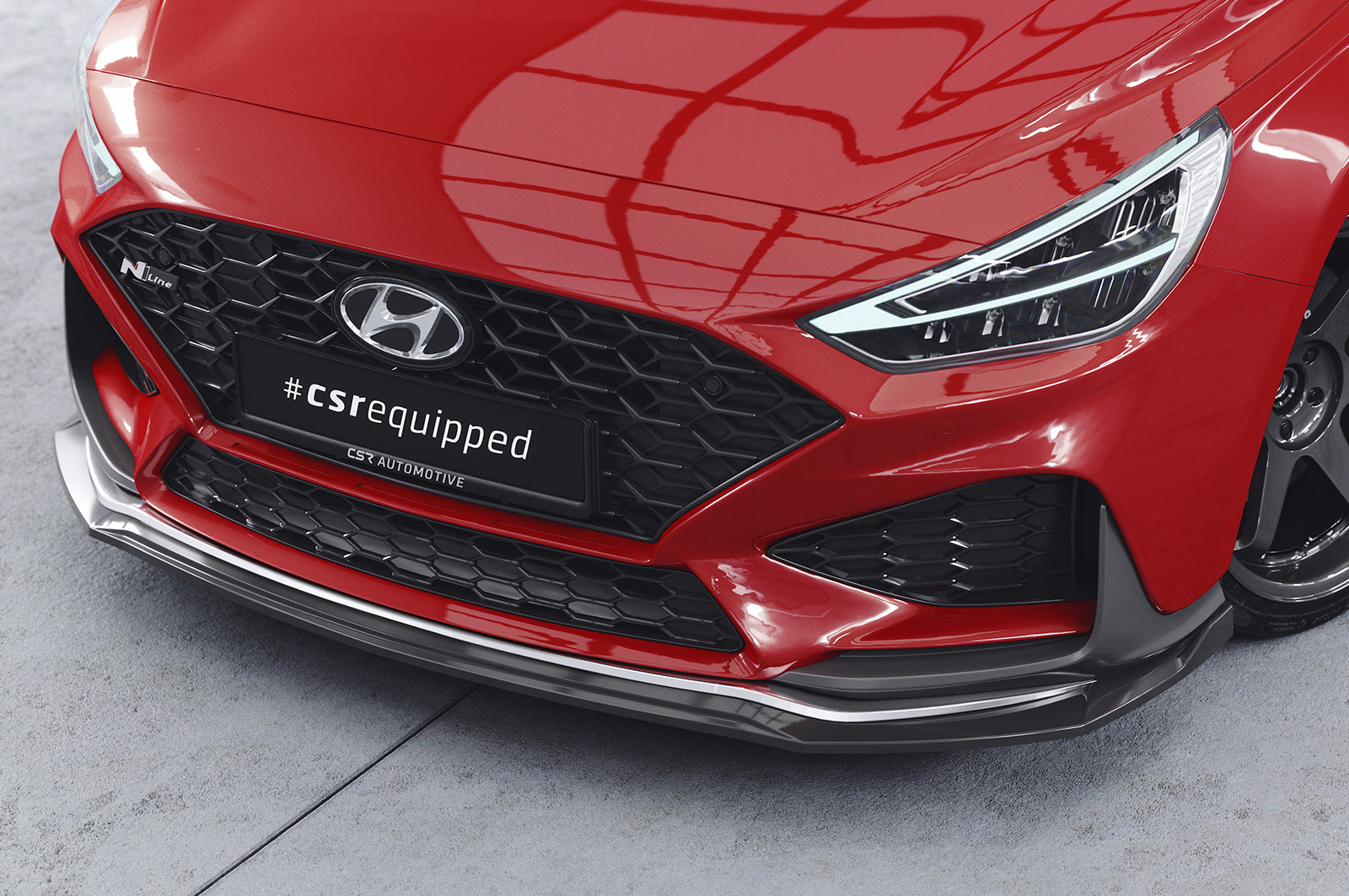 CSR Frontspoiler | Cup-Spoilerlippe mit ABE für Hyundai I30 (PD) N / N-Line CSL763