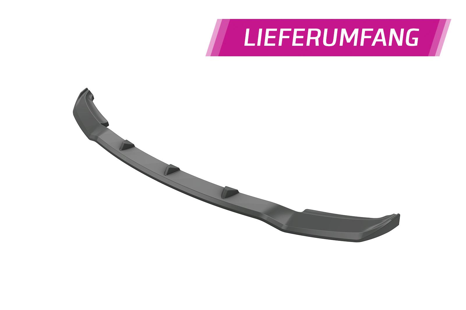 CSR Frontspoiler | Cup-Spoilerlippe mit ABE für BMW X5 E70 CSL764-S Strukturiert schwarz matt (keine Lackierung erforderlich)