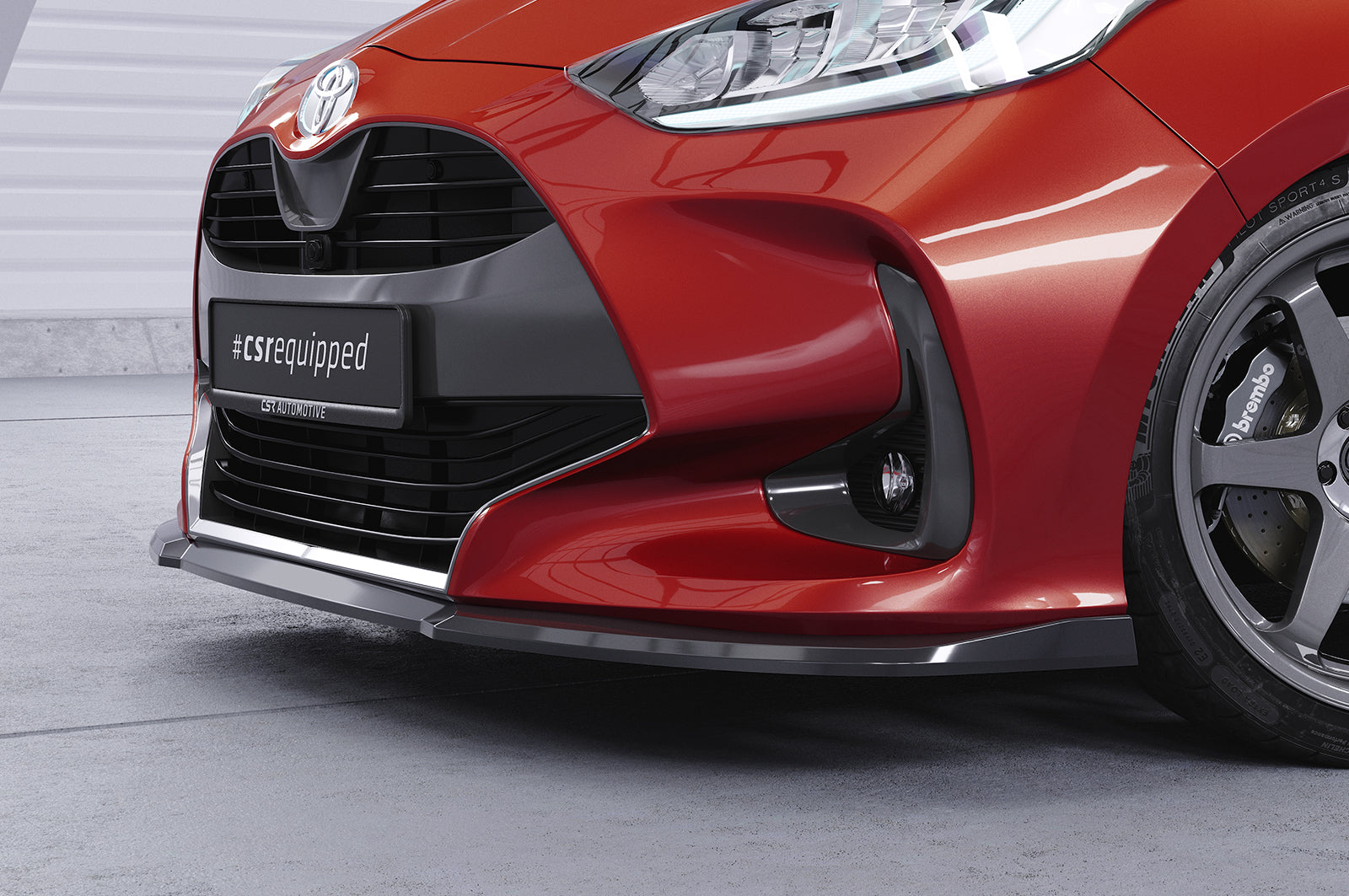 CSR Frontspoiler | Cup-Spoilerlippe mit ABE für Toyota Yaris (XP21) CSL765