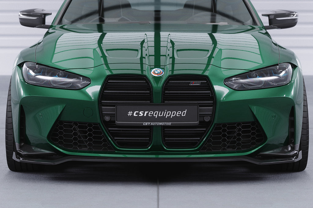 CSR Frontspoiler | Cup-Spoilerlippe mit ABE für BMW M3 (G80/G81) / M4 (G82/G83) CSL769-S Strukturiert schwarz matt (keine Lackierung erforderlich)