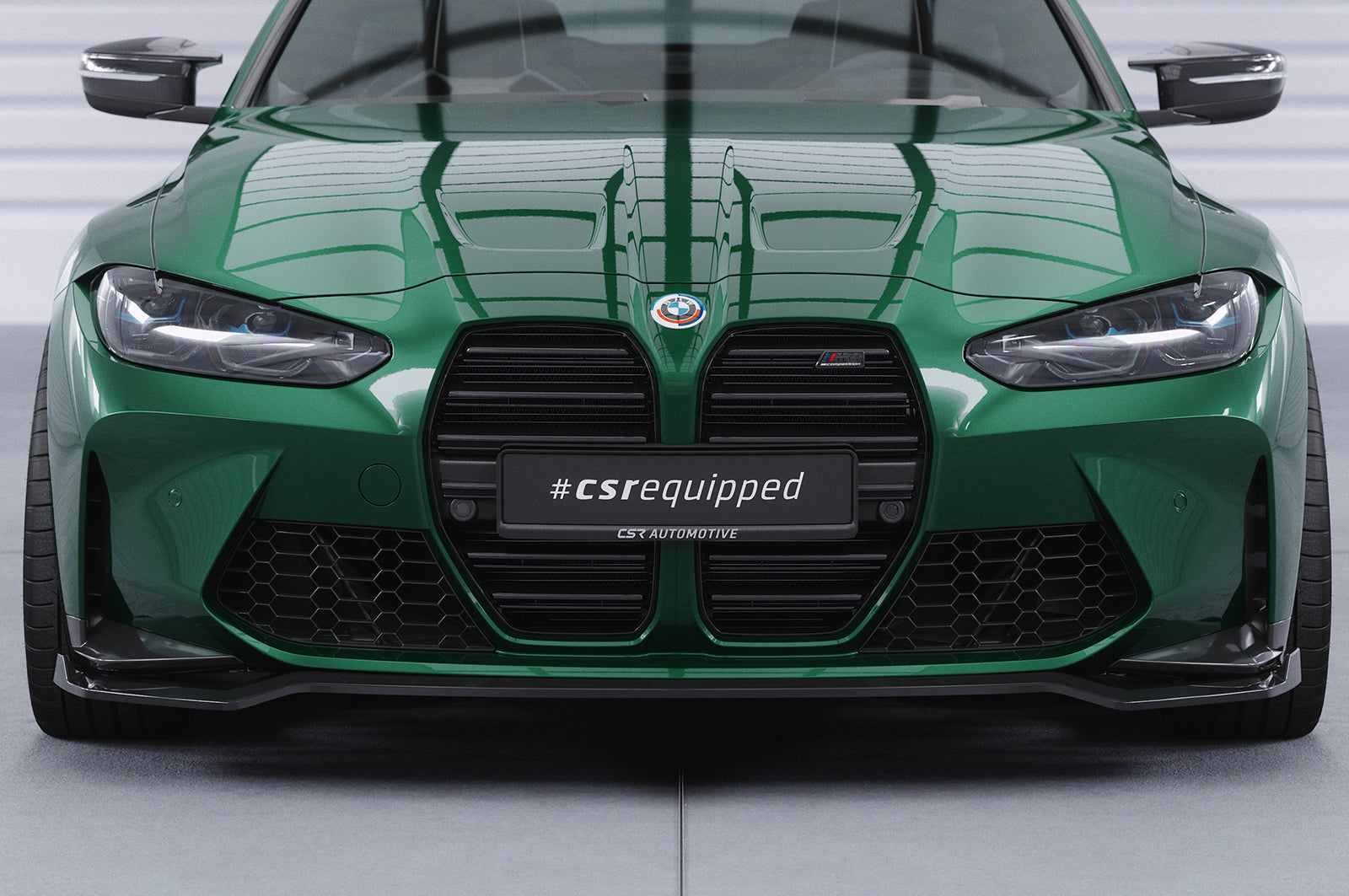 CSR Frontspoiler | Cup-Spoilerlippe mit ABE für BMW M3 (G80/G81) / M4 (G82/G83) CSL769-L Unlackiert roh (Lackierung erforderlich)