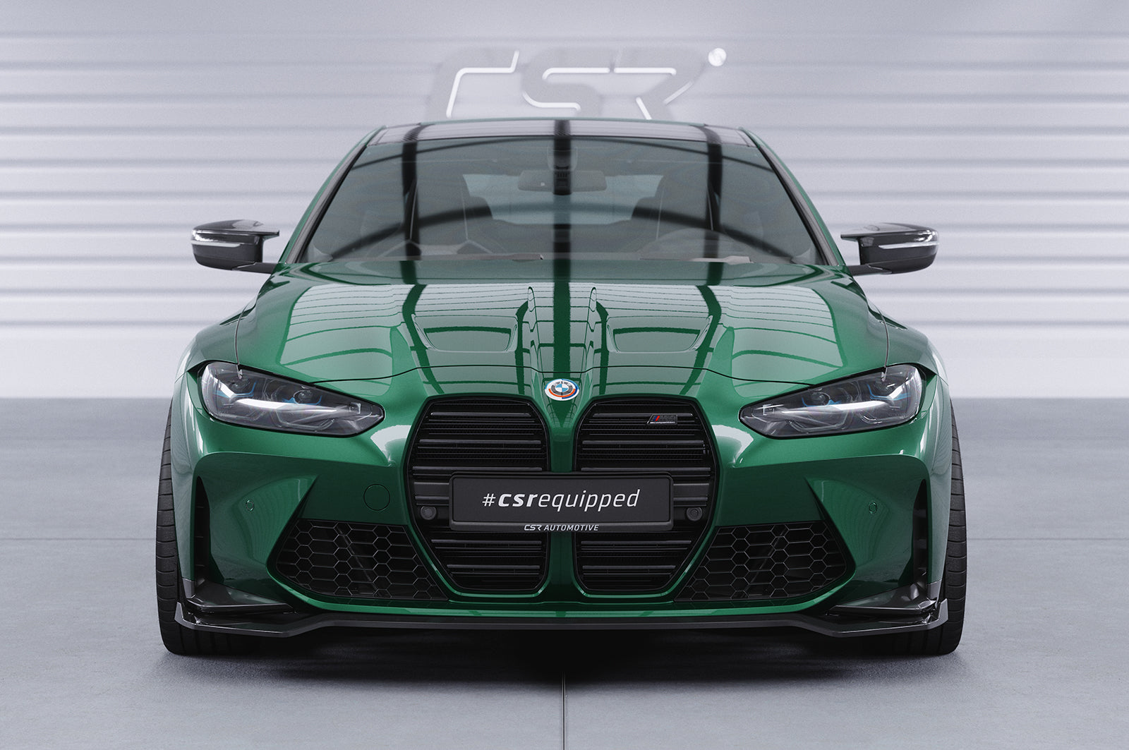 CSR Frontspoiler | Cup-Spoilerlippe mit ABE für BMW M3 (G80/G81) / M4 (G82/G83) CSL769-S Strukturiert schwarz matt (keine Lackierung erforderlich)