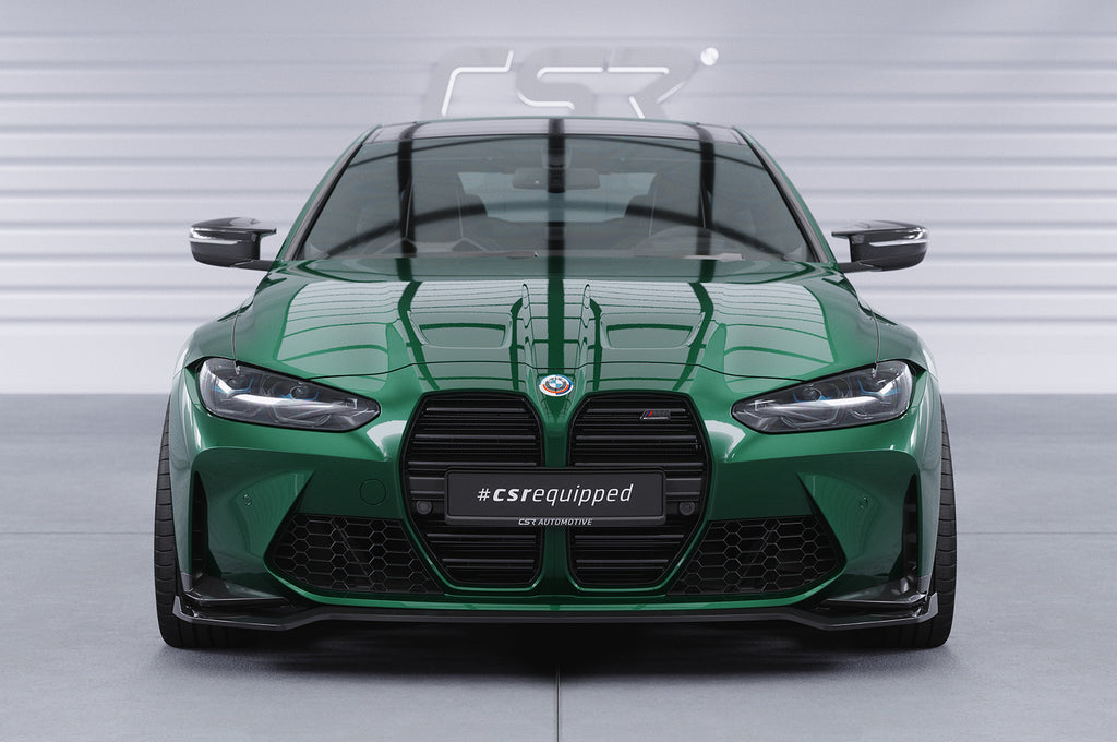 CSR Frontspoiler | Cup-Spoilerlippe mit ABE für BMW M3 (G80/G81) / M4 (G82/G83) CSL769-G Glossy schwarz Hochglanz (keine Lackierung erforderlich)