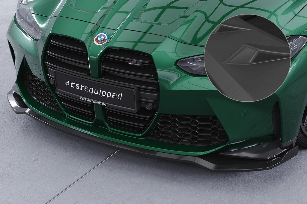 CSR Frontspoiler | Cup-Spoilerlippe mit ABE für BMW M3 (G80/G81) / M4 (G82/G83) CSL769-L Unlackiert roh (Lackierung erforderlich)