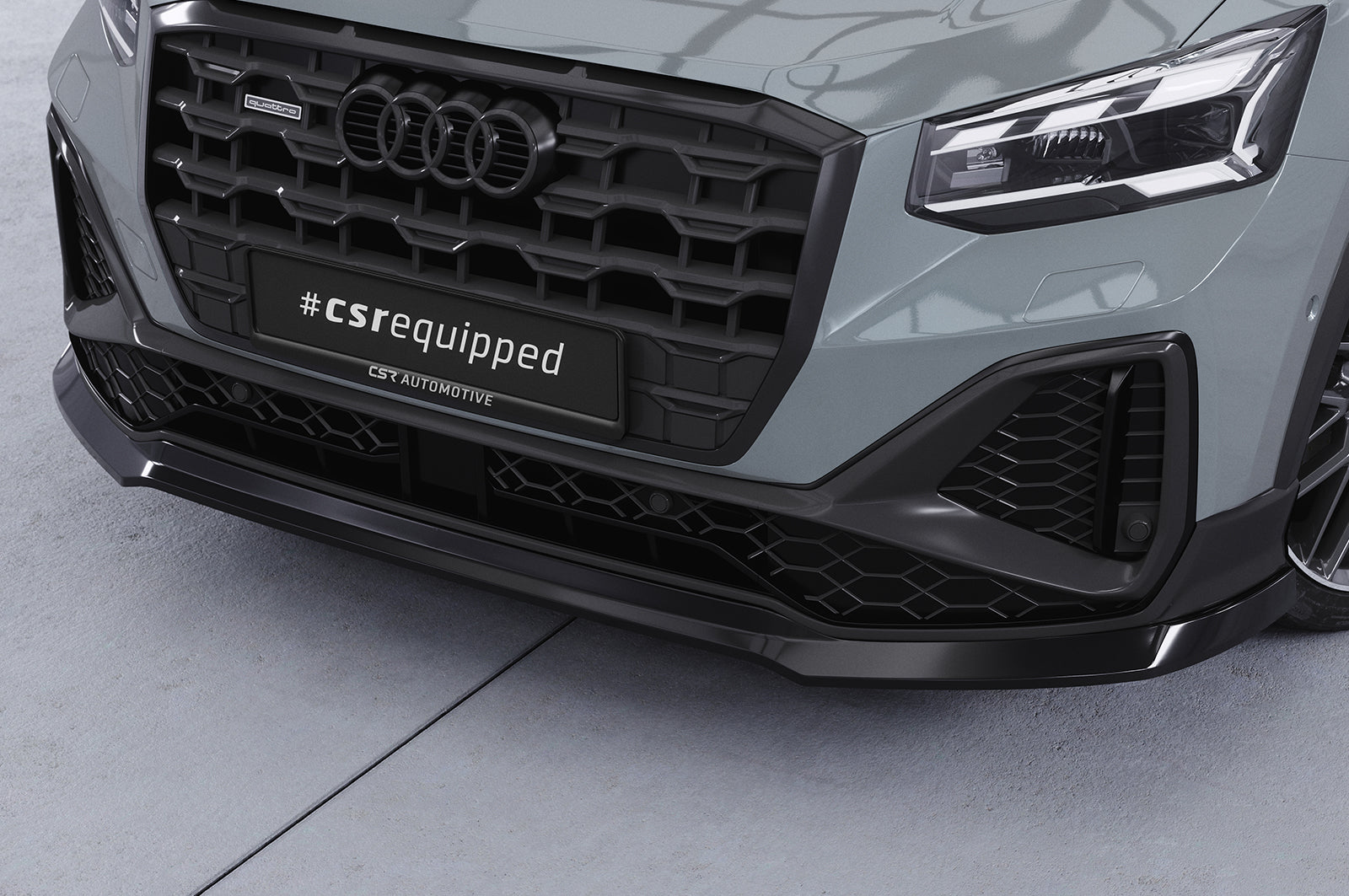 CSR Frontspoiler | Cup-Spoilerlippe mit ABE für Audi Q2 (Typ GA) S-Line CSL771