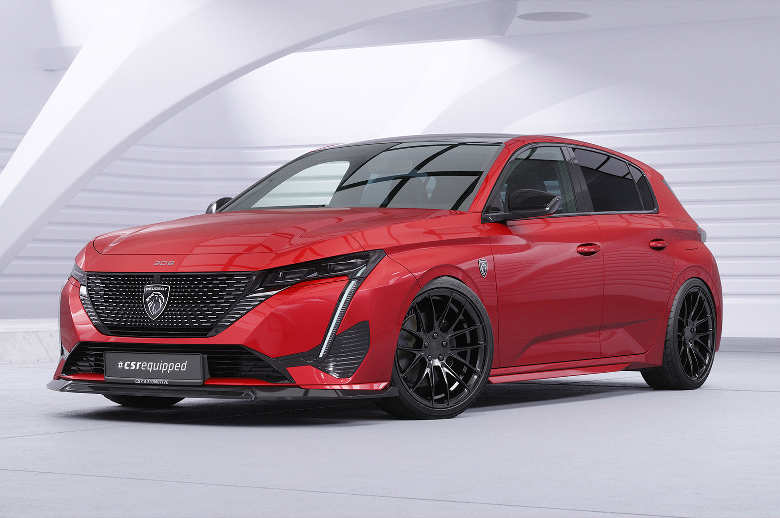 CSR Frontspoiler | Cup-Spoilerlippe mit ABE für Peugeot 308 (P51) GT CSL772
