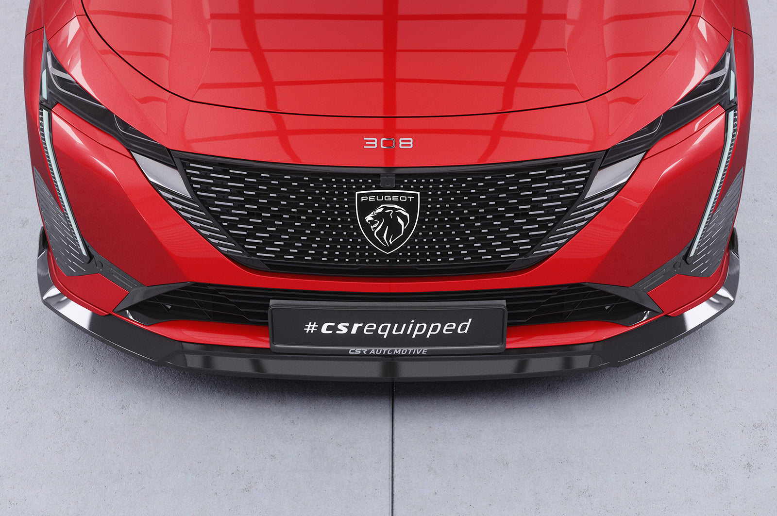 CSR Frontspoiler | Cup-Spoilerlippe mit ABE für Peugeot 308 (P51) GT CSL772