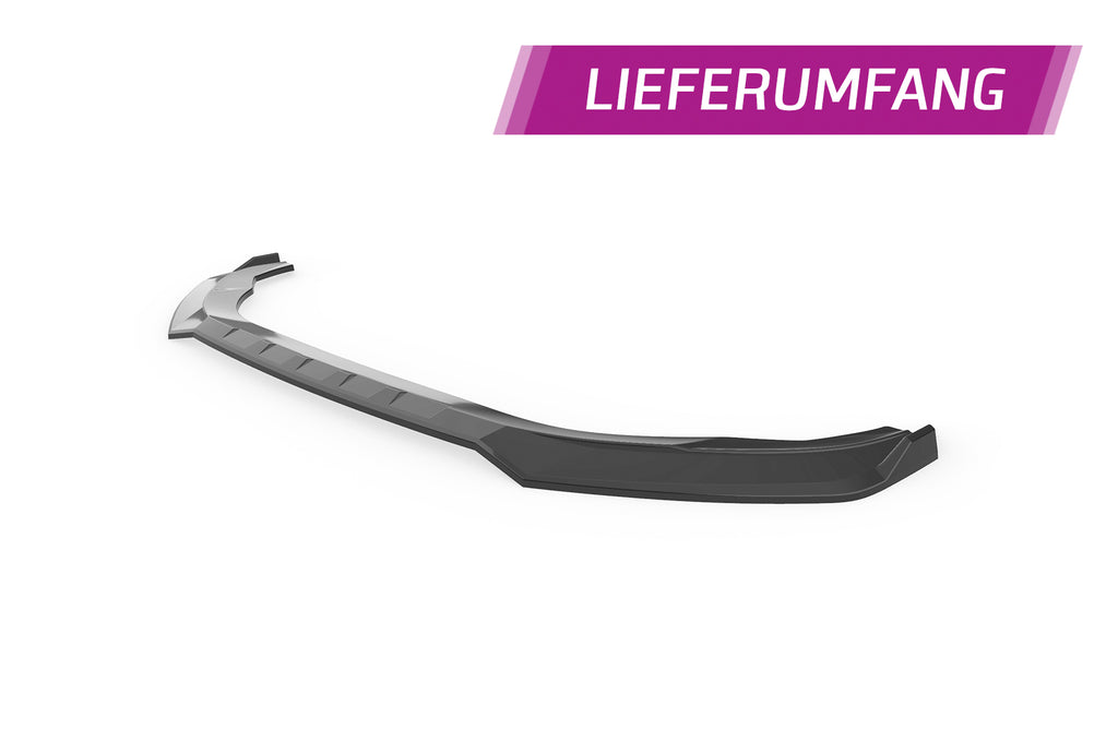 CSR Frontspoiler | Cup-Spoilerlippe mit ABE für Mini F56 Cooper SE CSL775-S Strukturiert schwarz matt (keine Lackierung erforderlich)
