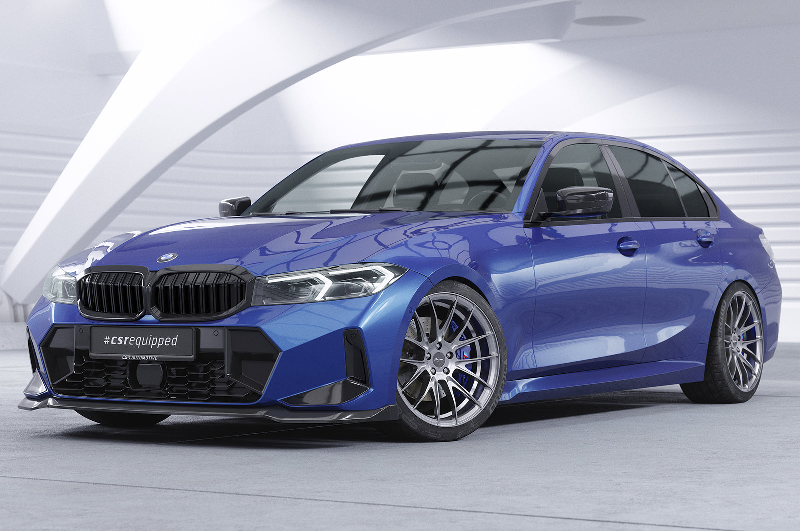 CSR Frontspoiler | Cup-Spoilerlippe mit ABE für BMW 3er G20 / G21 CSL778-L Unlackiert roh (Lackierung erforderlich)