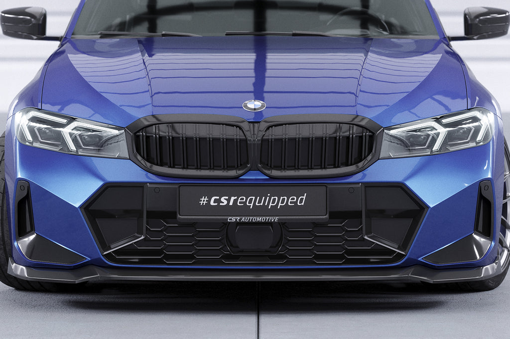 CSR Frontspoiler | Cup-Spoilerlippe mit ABE für BMW 3er G20 / G21 CSL778-S Strukturiert schwarz matt (keine Lackierung erforderlich)