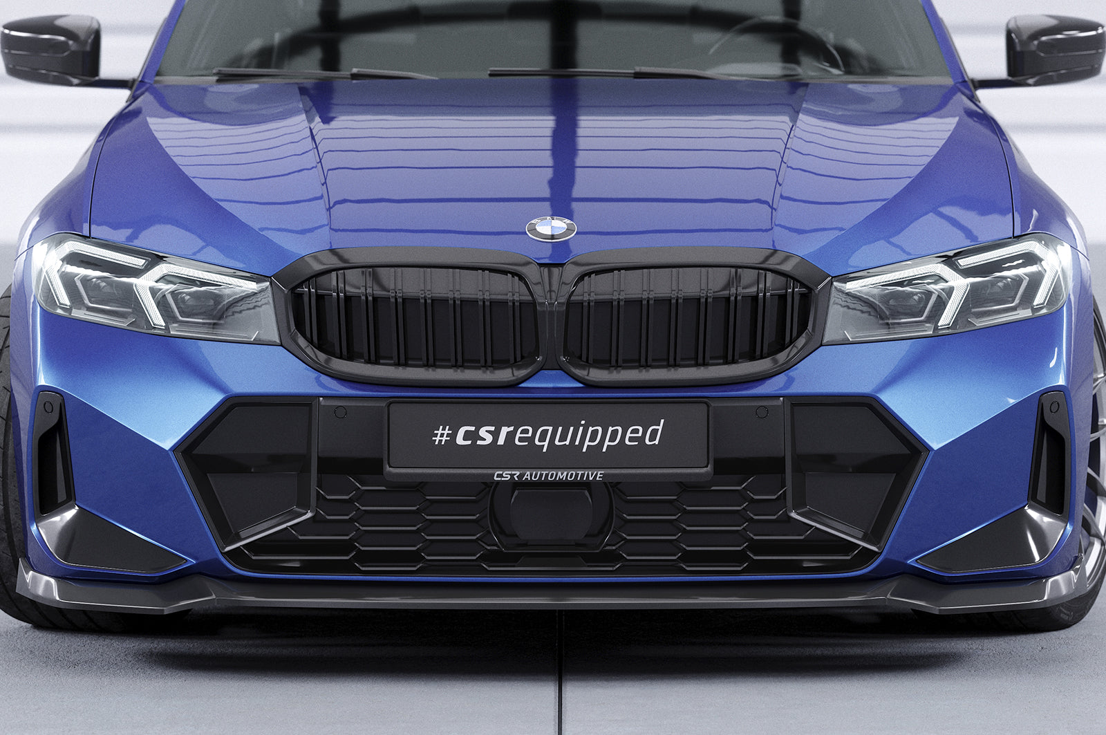CSR Frontspoiler | Cup-Spoilerlippe mit ABE für BMW 3er G20 / G21 CSL778-L Unlackiert roh (Lackierung erforderlich)