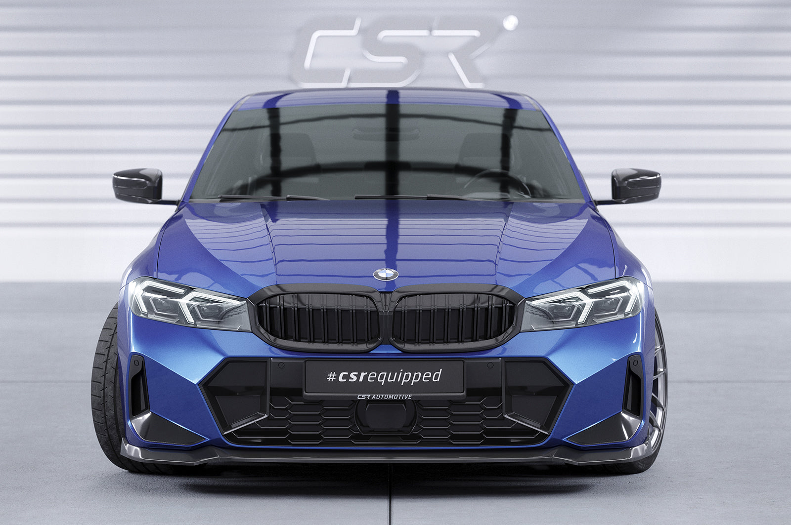 CSR Frontspoiler | Cup-Spoilerlippe mit ABE für BMW 3er G20 / G21 CSL778-L Unlackiert roh (Lackierung erforderlich)