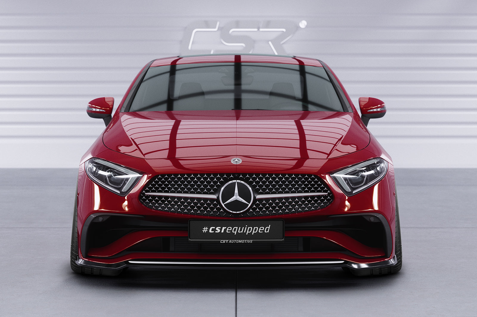CSR Frontspoiler | Cup-Spoilerlippe mit ABE für Mercedes-Benz CSL (C257) CSL779-L Unlackiert roh (Lackierung erforderlich)