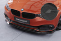 CSR Frontspoiler | Cup-Spoilerlippe mit ABE für BMW 4er F36 Gran Coupe CSL781-S Strukturiert schwarz matt (keine Lackierung erforderlich)