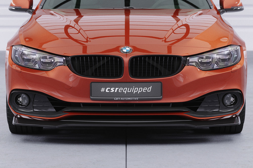 CSR Frontspoiler | Cup-Spoilerlippe mit ABE für BMW 4er F36 Gran Coupe CSL781-L Unlackiert roh (Lackierung erforderlich)