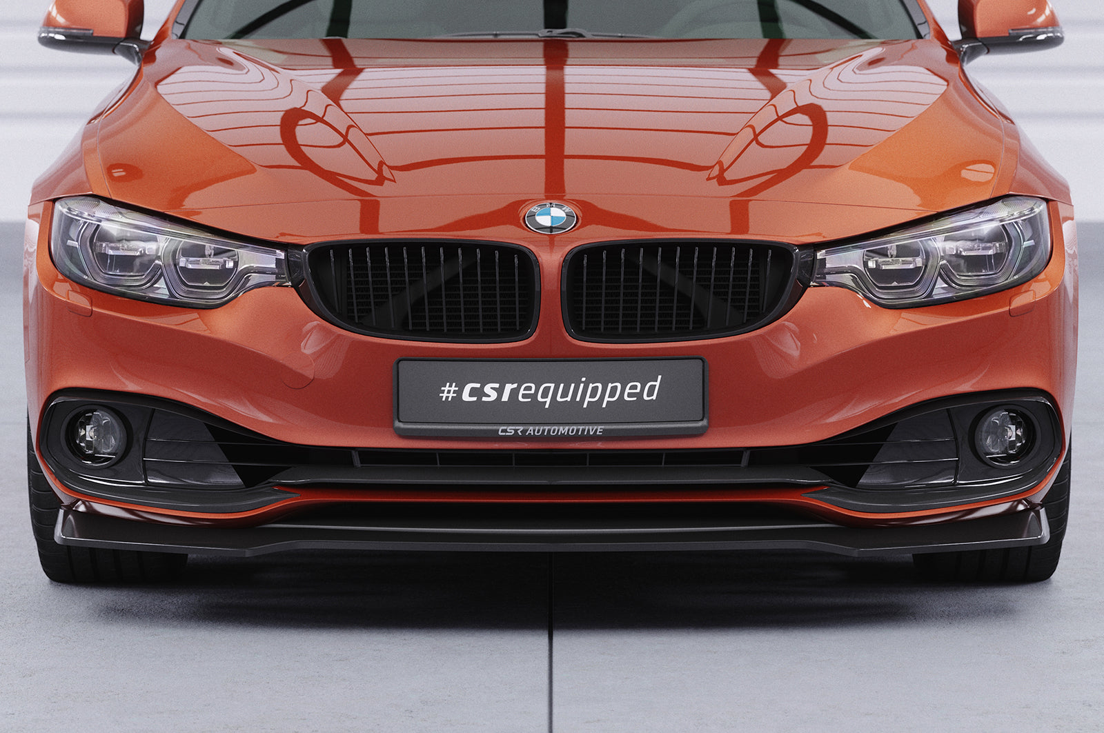 CSR Frontspoiler | Cup-Spoilerlippe mit ABE für BMW 4er F36 Gran Coupe CSL781-L Unlackiert roh (Lackierung erforderlich)