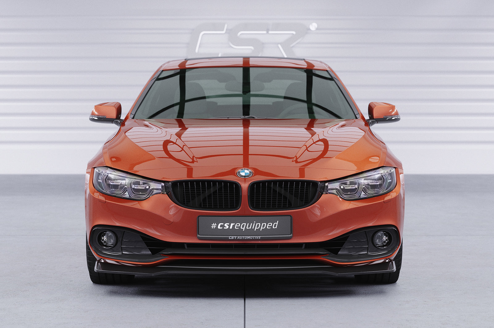 CSR Frontspoiler | Cup-Spoilerlippe mit ABE für BMW 4er F36 Gran Coupe CSL781-L Unlackiert roh (Lackierung erforderlich)