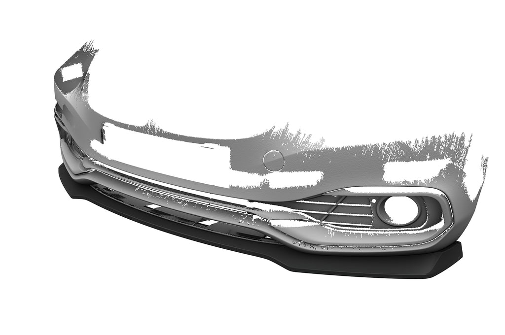CSR Frontspoiler | Cup-Spoilerlippe mit ABE für BMW 4er F36 Gran Coupe CSL781-S Strukturiert schwarz matt (keine Lackierung erforderlich)