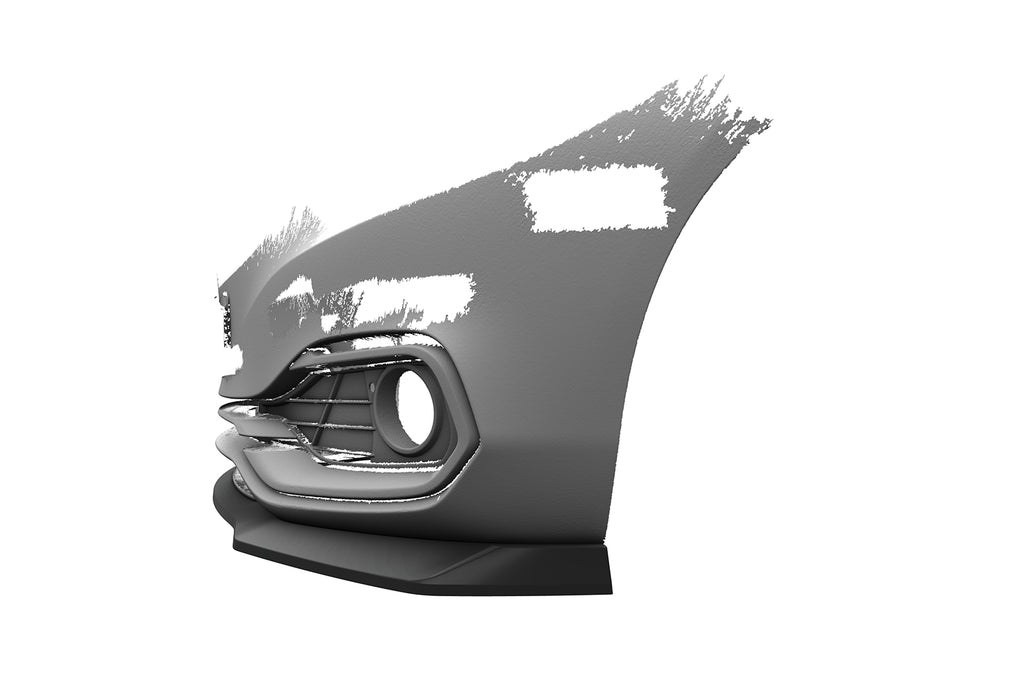 CSR Frontspoiler | Cup-Spoilerlippe mit ABE für BMW 4er F36 Gran Coupe CSL781-S Strukturiert schwarz matt (keine Lackierung erforderlich)