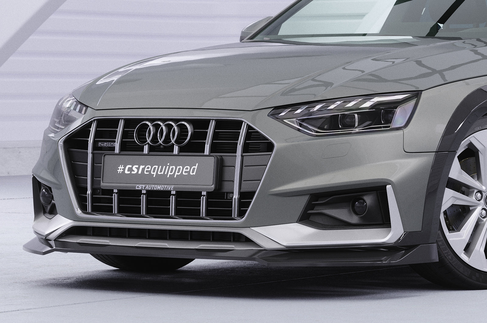 CSR Frontspoiler | Cup-Spoilerlippe mit ABE für Audi A4 B9 (Typ 8W) Allroad CSL783