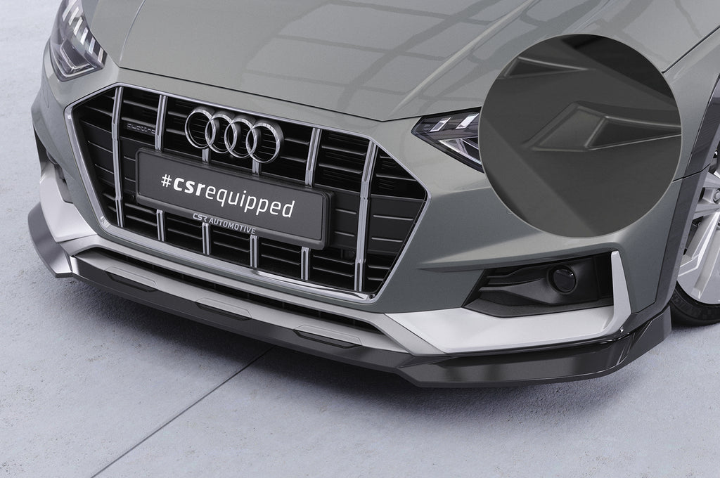 CSR Frontspoiler | Cup-Spoilerlippe mit ABE für Audi A4 B9 (Typ 8W) Allroad CSL783-L Unlackiert roh (Lackierung erforderlich)