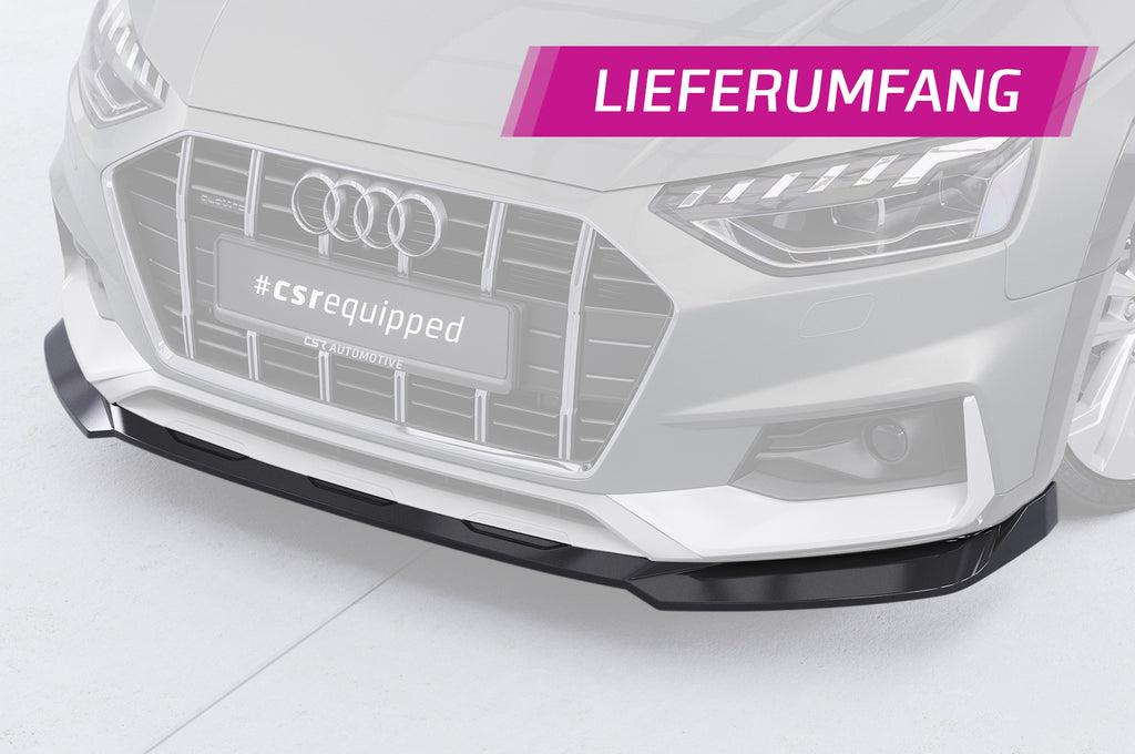 CSR Frontspoiler | Cup-Spoilerlippe mit ABE für Audi A4 B9 (Typ 8W) Allroad CSL783
