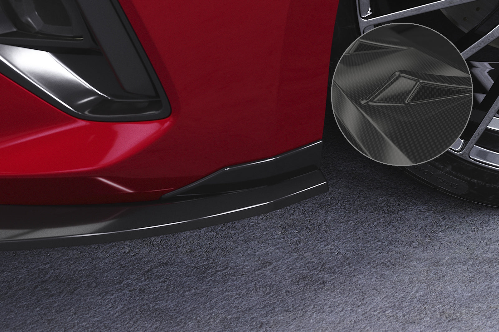 CSR Frontspoiler | Cup-Spoilerlippe mit ABE für Opel Astra L CSL787-C Carbon Look Hochglanz (keine Lackierung erforderlich)