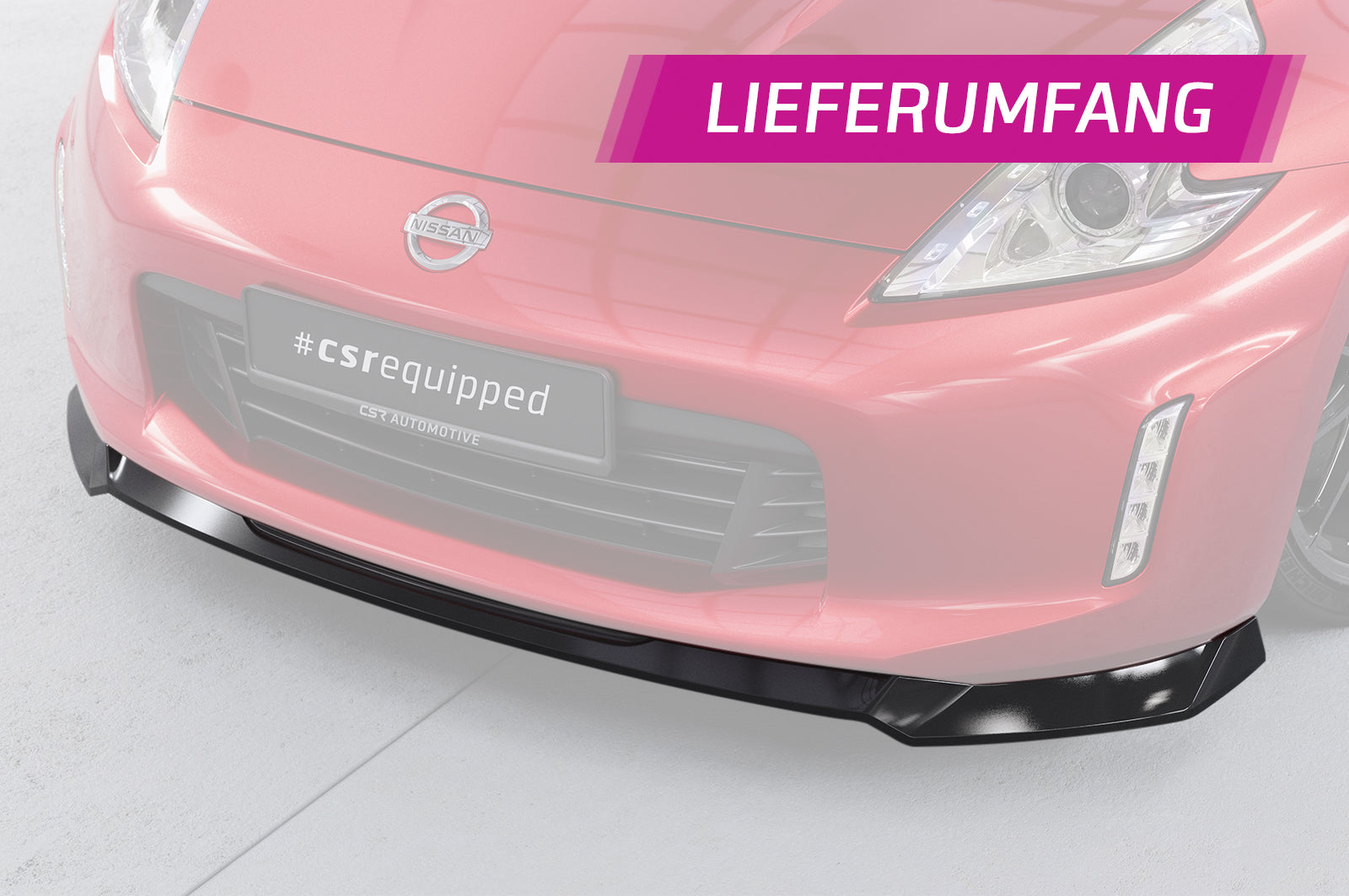 CSR Frontspoiler | Cup-Spoilerlippe mit ABE für Nissan 370Z (Z34) CSL788