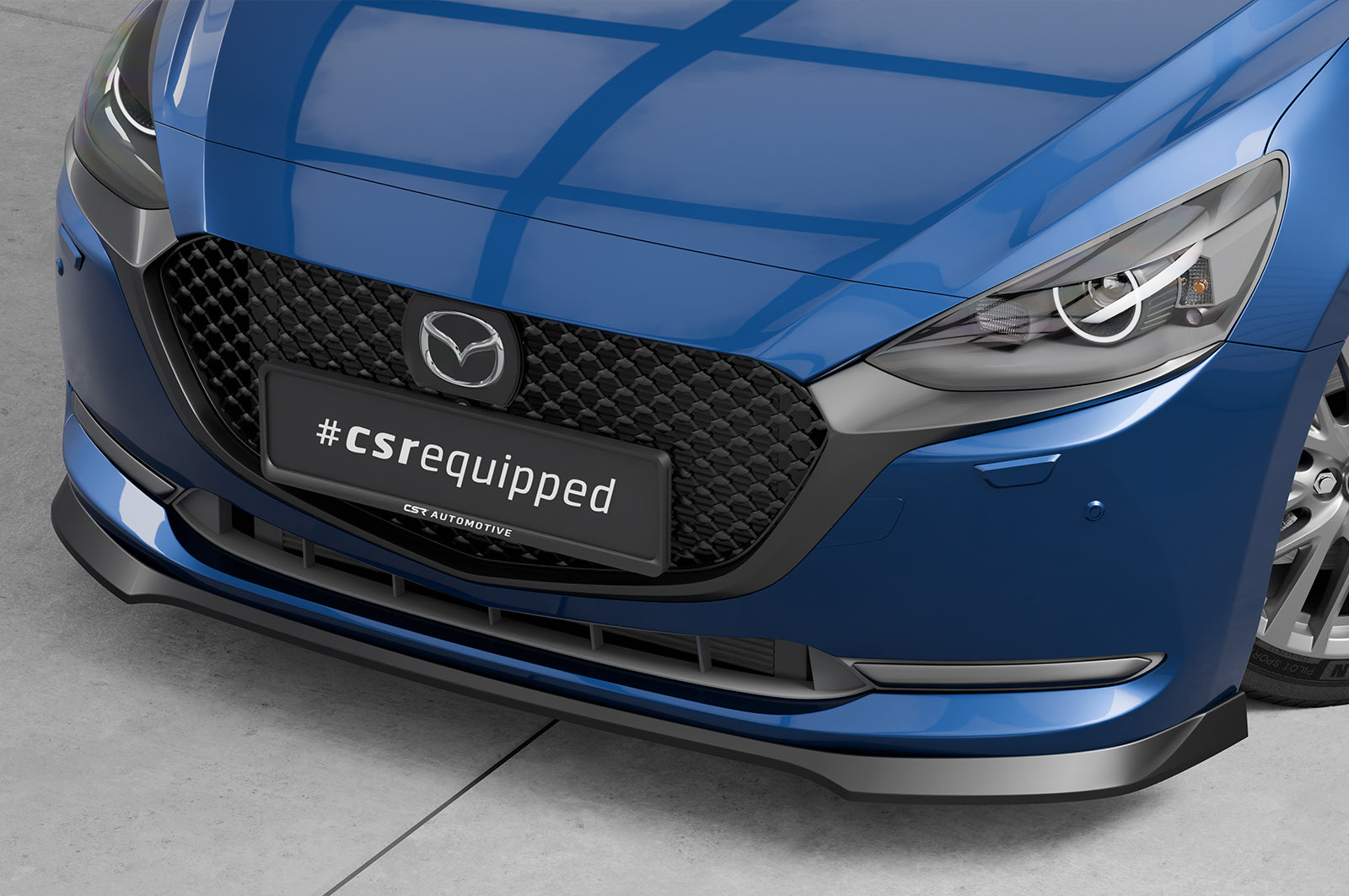 CSR Frontspoiler | Cup-Spoilerlippe mit ABE für Mazda 2 (Typ DJ) CSL789