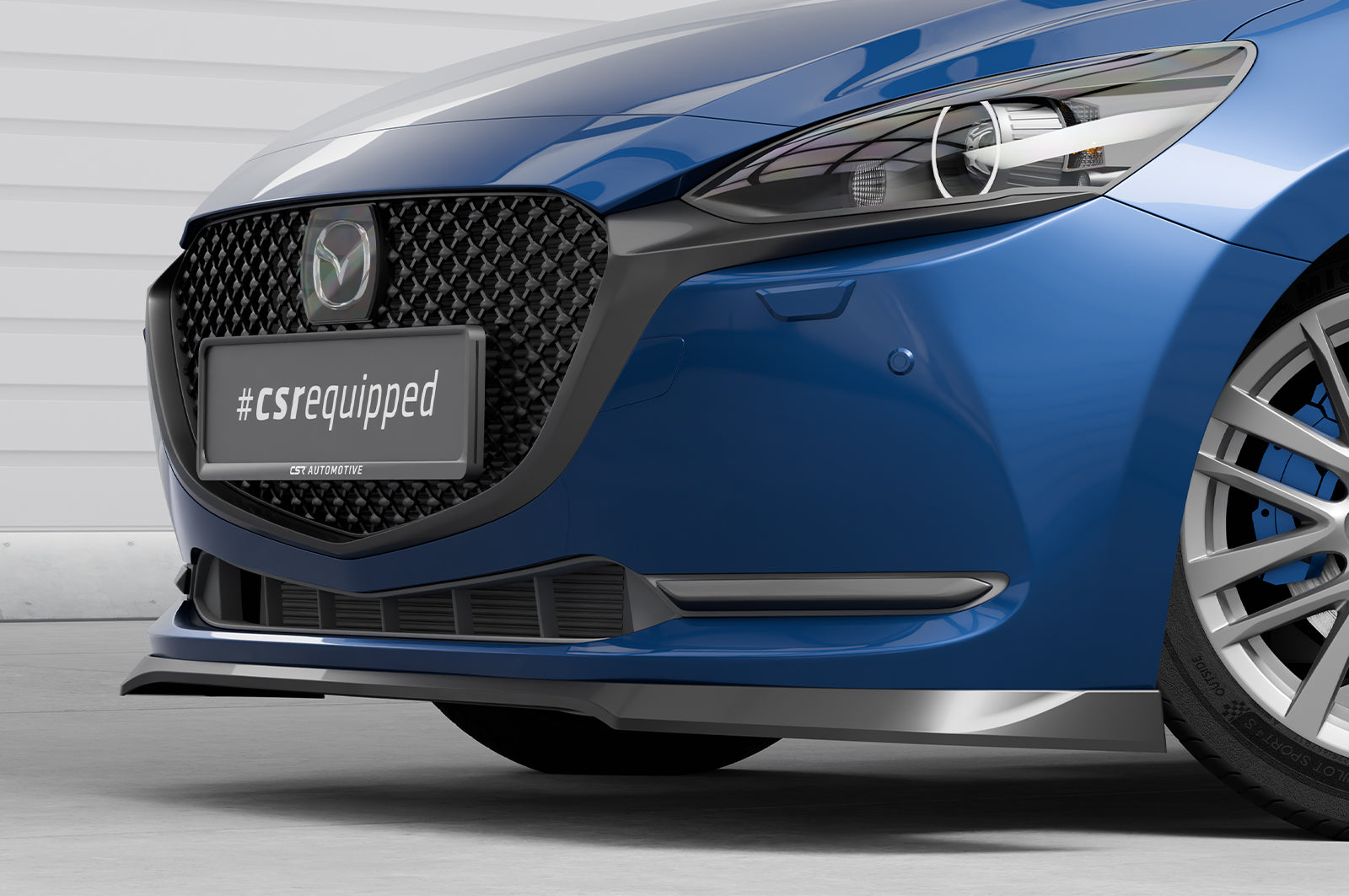 CSR Frontspoiler | Cup-Spoilerlippe mit ABE für Mazda 2 (Typ DJ) CSL789