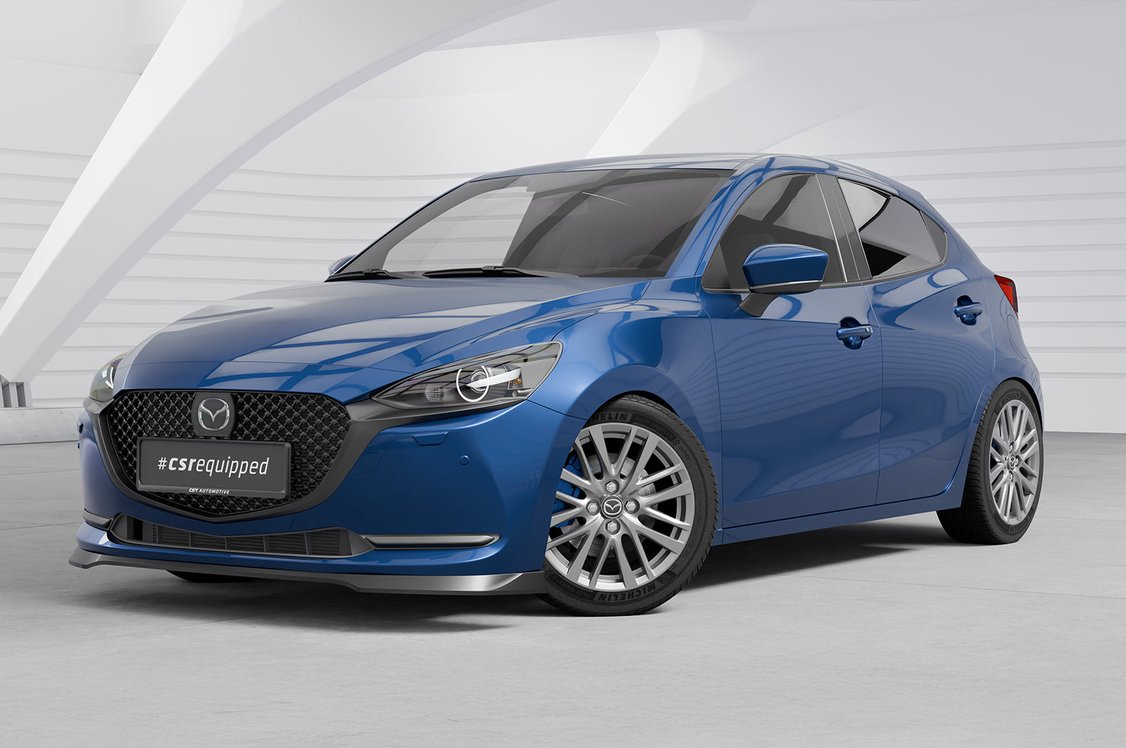 CSR Frontspoiler | Cup-Spoilerlippe mit ABE für Mazda 2 (Typ DJ) CSL789