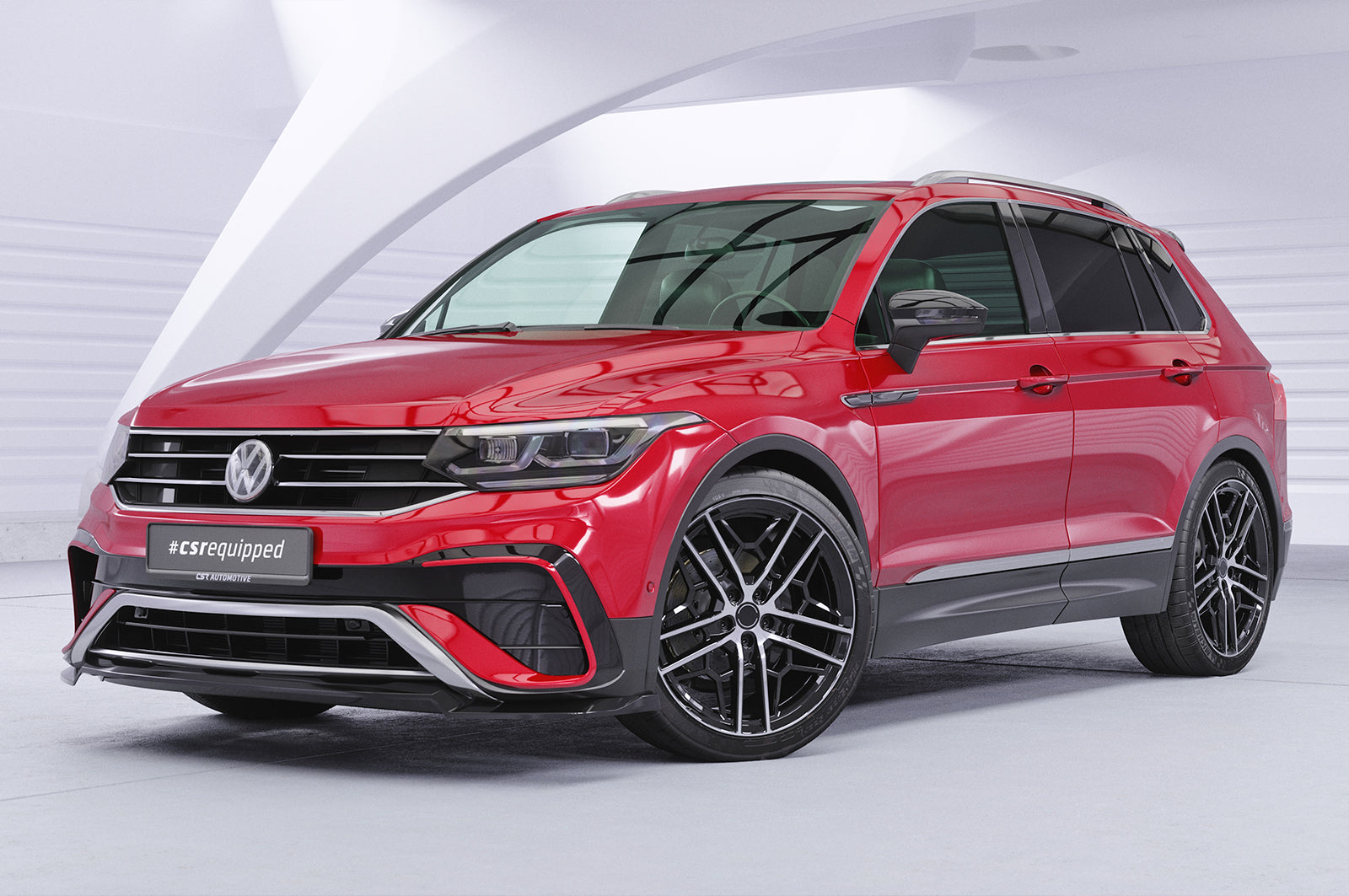 CSR Frontspoiler | Cup-Spoilerlippe mit ABE für VW Tiguan 2 (Typ AD) Allspace CSL793