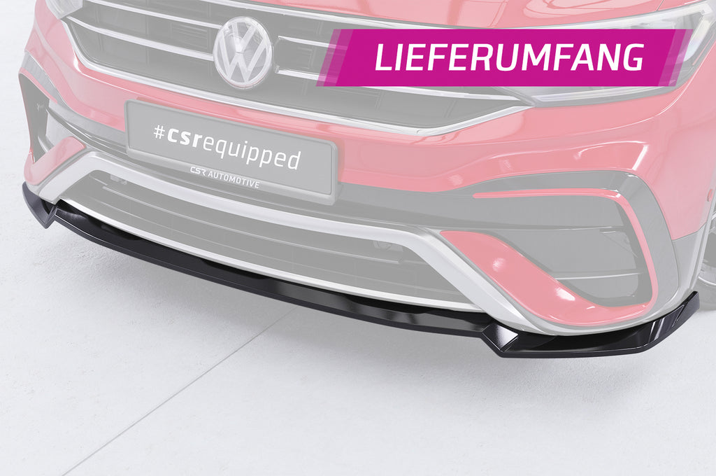 CSR Frontspoiler | Cup-Spoilerlippe mit ABE für VW Tiguan 2 (Typ AD) Allspace CSL793
