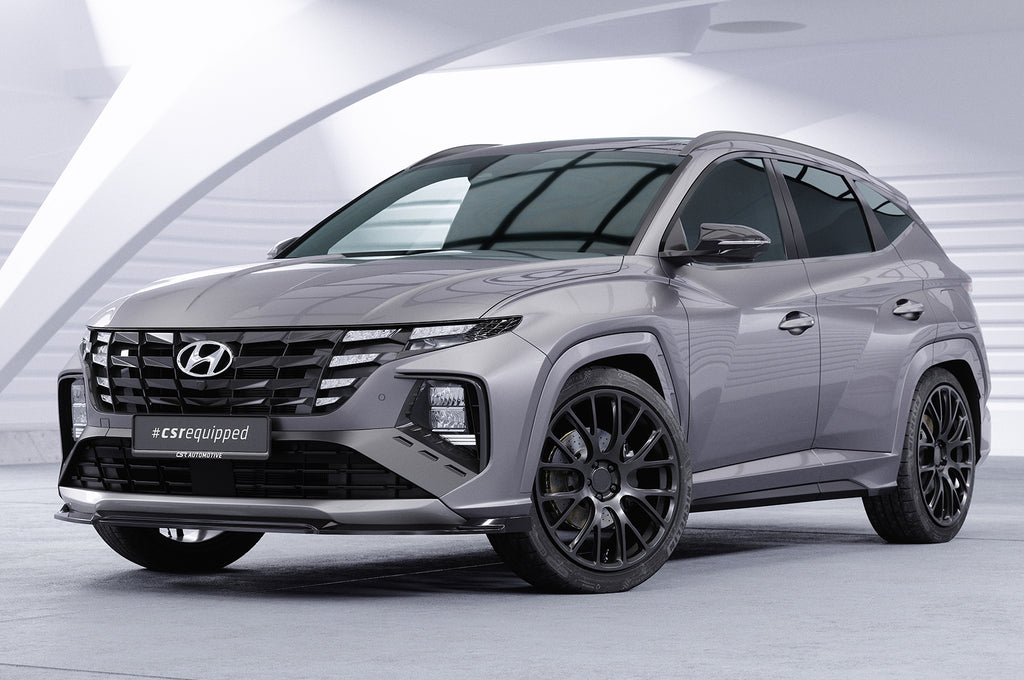 CSR Frontspoiler | Cup-Spoilerlippe mit ABE für Hyundai Tucson 4 (NX4) N-Line CSL795-L Unlackiert roh (Lackierung erforderlich)