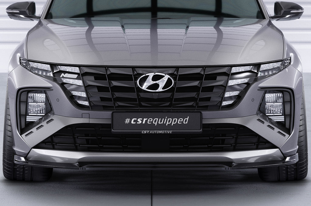 CSR Frontspoiler | Cup-Spoilerlippe mit ABE für Hyundai Tucson 4 (NX4) N-Line CSL795-L Unlackiert roh (Lackierung erforderlich)