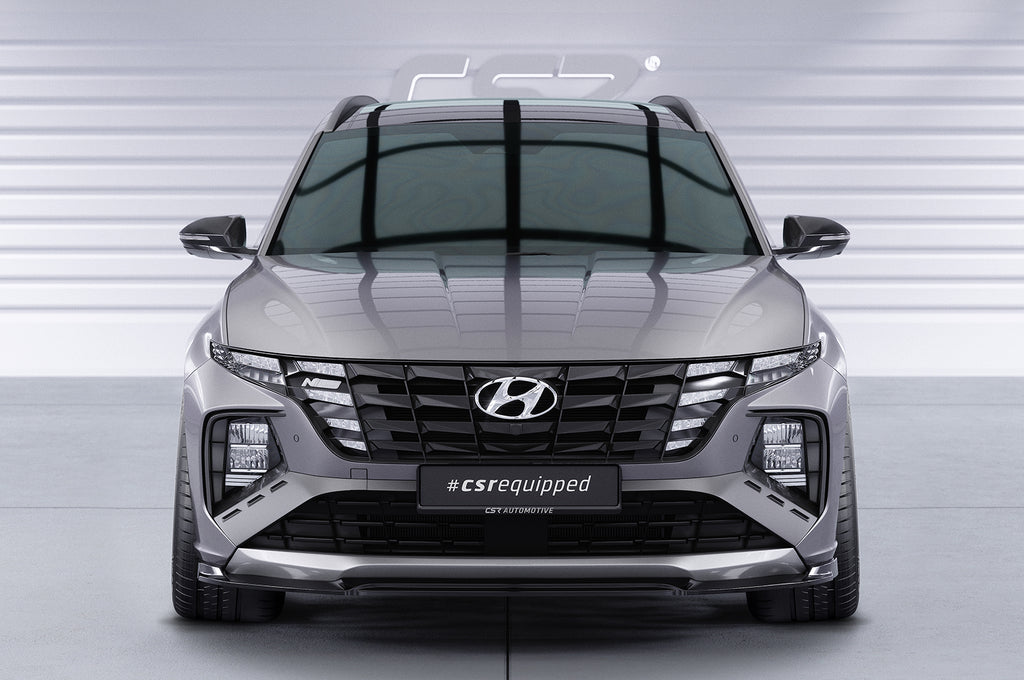 CSR Frontspoiler | Cup-Spoilerlippe mit ABE für Hyundai Tucson 4 (NX4) N-Line CSL795-L Unlackiert roh (Lackierung erforderlich)