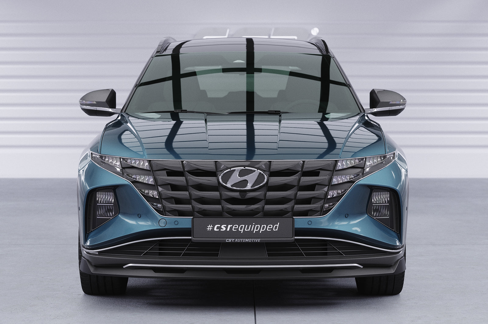 CSR Frontspoiler | Cup-Spoilerlippe mit ABE für Hyundai Tucson 4 (NX4) CSL796-S Strukturiert schwarz matt (keine Lackierung erforderlich)