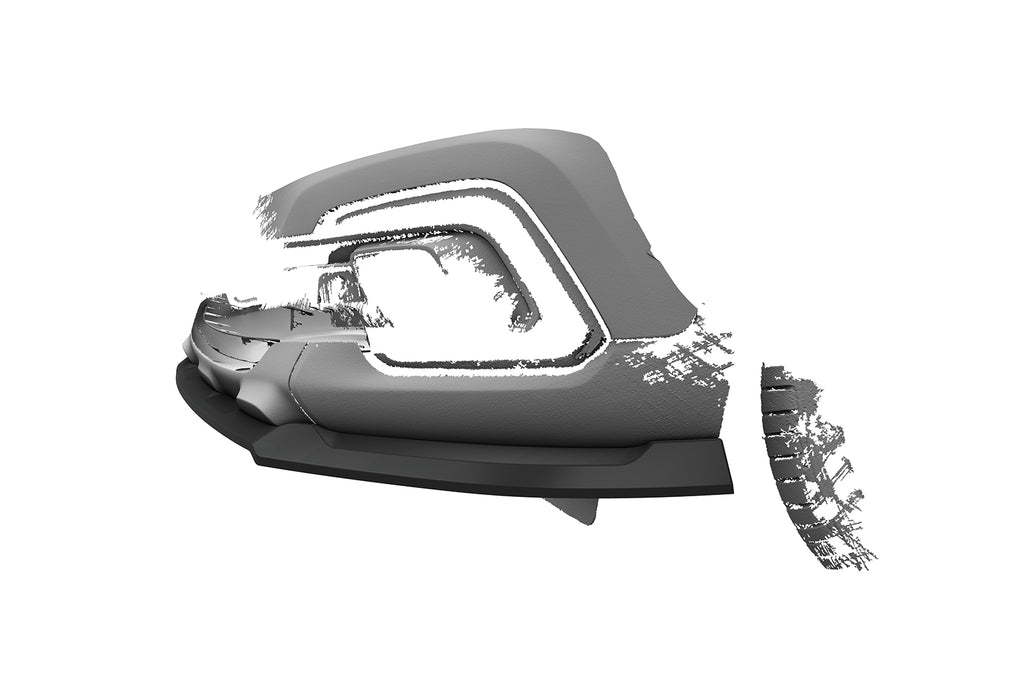 CSR Frontspoiler | Cup-Spoilerlippe mit ABE für Renault Captur 1  CSL802