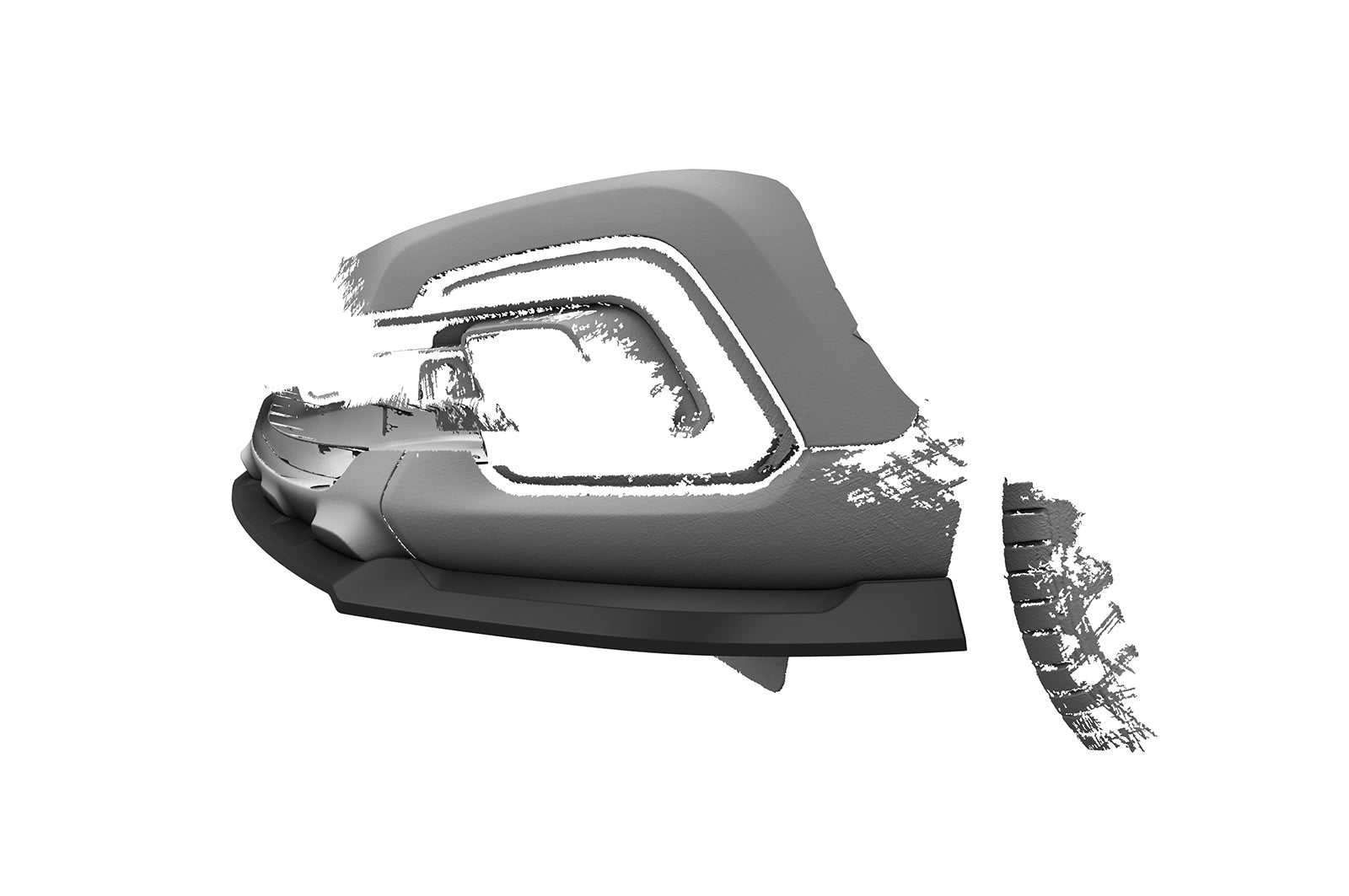 CSR Frontspoiler | Cup-Spoilerlippe mit ABE für Renault Captur 1  CSL802