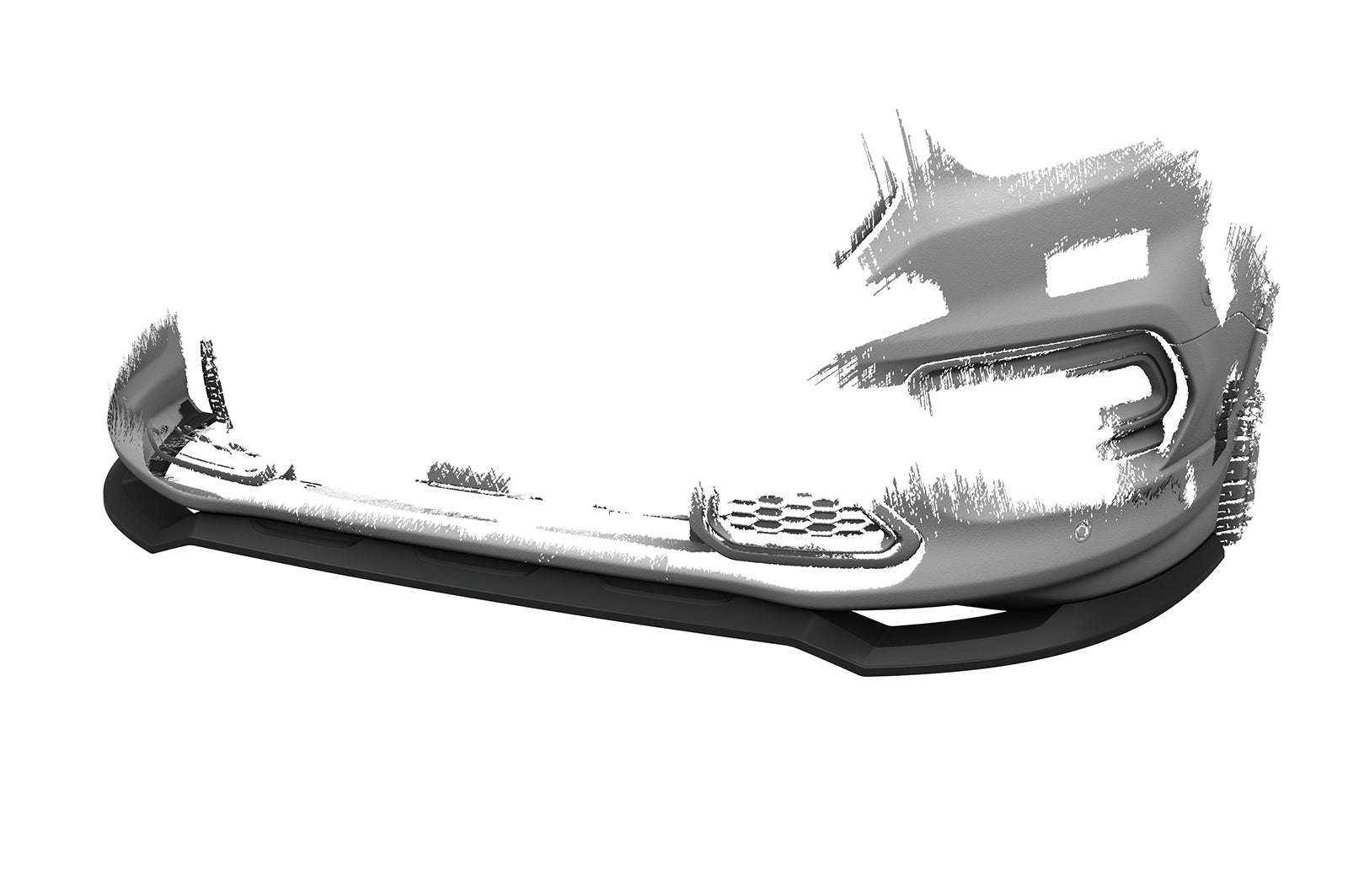 CSR Frontspoiler | Cup-Spoilerlippe mit ABE für Ford Transit Custom / Tourneo Custom Sport CSL803