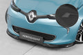 CSR Frontspoiler | Cup-Spoilerlippe mit ABE für Renault Zoe CSL806-S Strukturiert schwarz matt (keine Lackierung erforderlich)