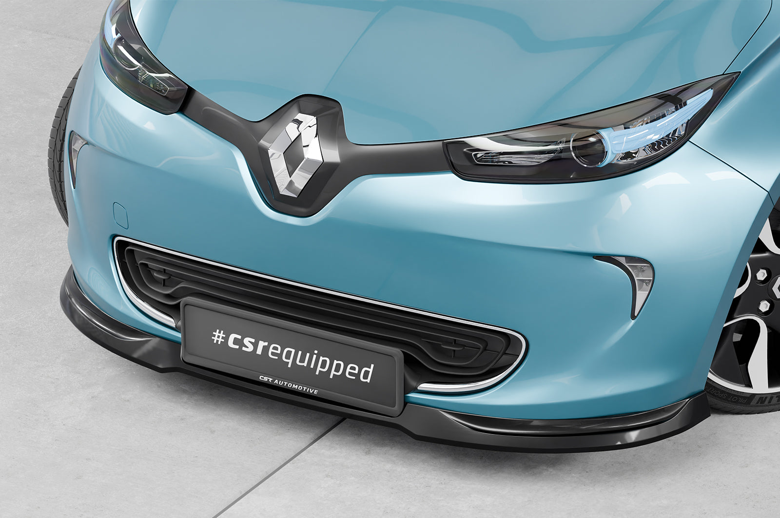 CSR Frontspoiler | Cup-Spoilerlippe mit ABE für Renault Zoe CSL806