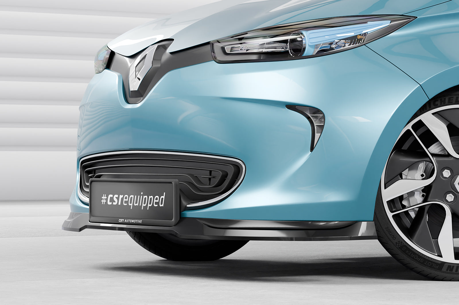 CSR Frontspoiler | Cup-Spoilerlippe mit ABE für Renault Zoe CSL806