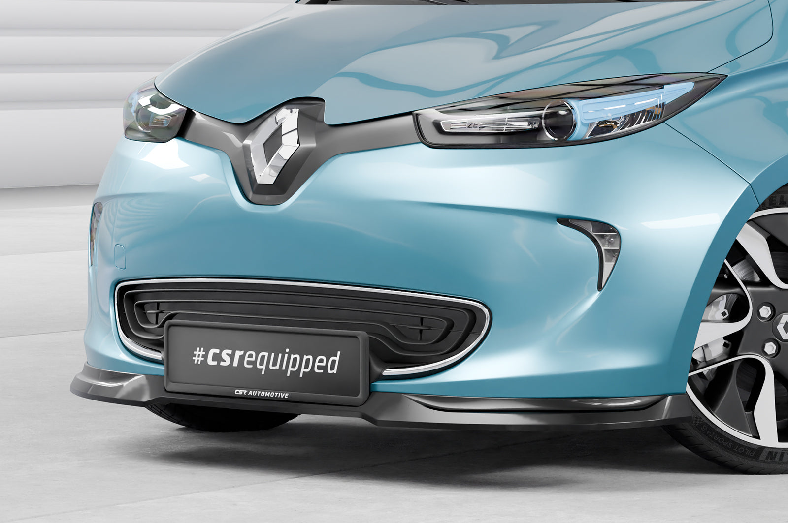CSR Frontspoiler | Cup-Spoilerlippe mit ABE für Renault Zoe CSL806