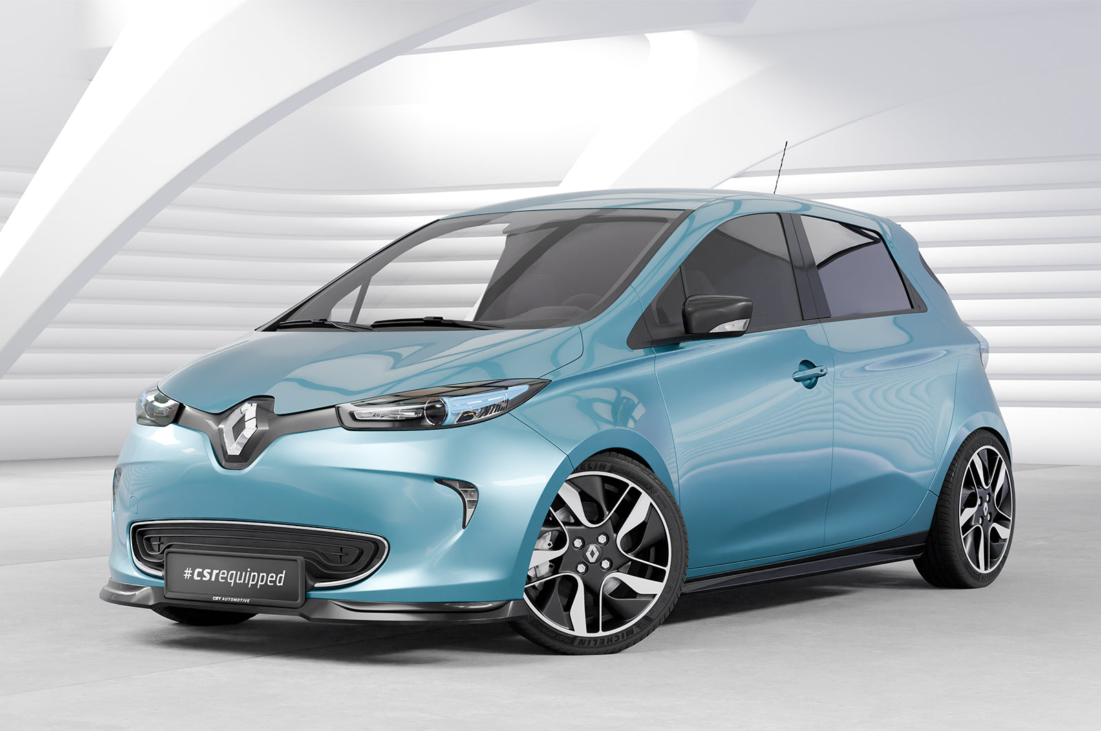 CSR Frontspoiler | Cup-Spoilerlippe mit ABE für Renault Zoe CSL806