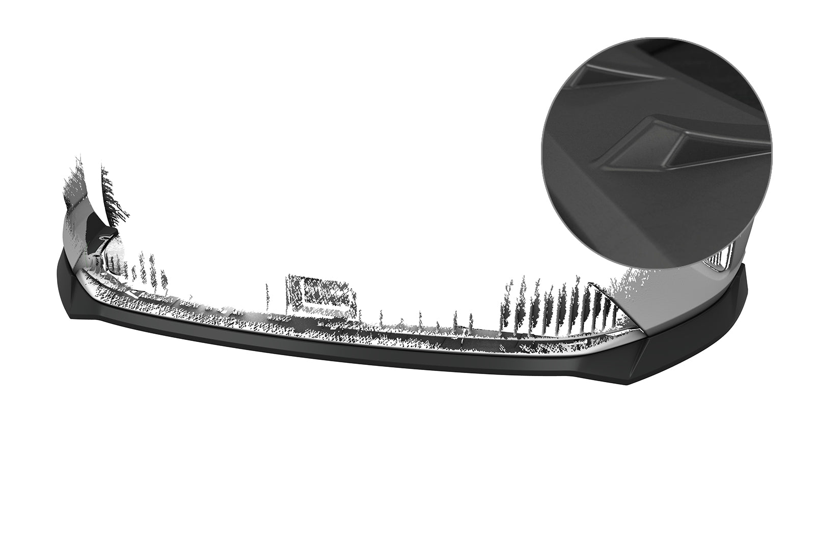 CSR Frontspoiler | Cup-Spoilerlippe mit ABE für MG 5 EV CSL807-L Unlackiert roh (Lackierung erforderlich)