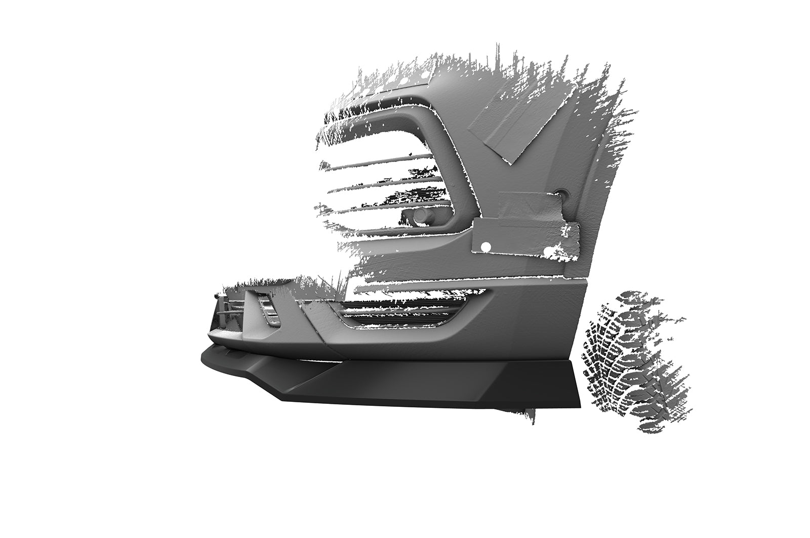 CSR Frontspoiler | Cup-Spoilerlippe mit ABE für Seat Ateca (Typ 5FP, KH7) FR CSL808