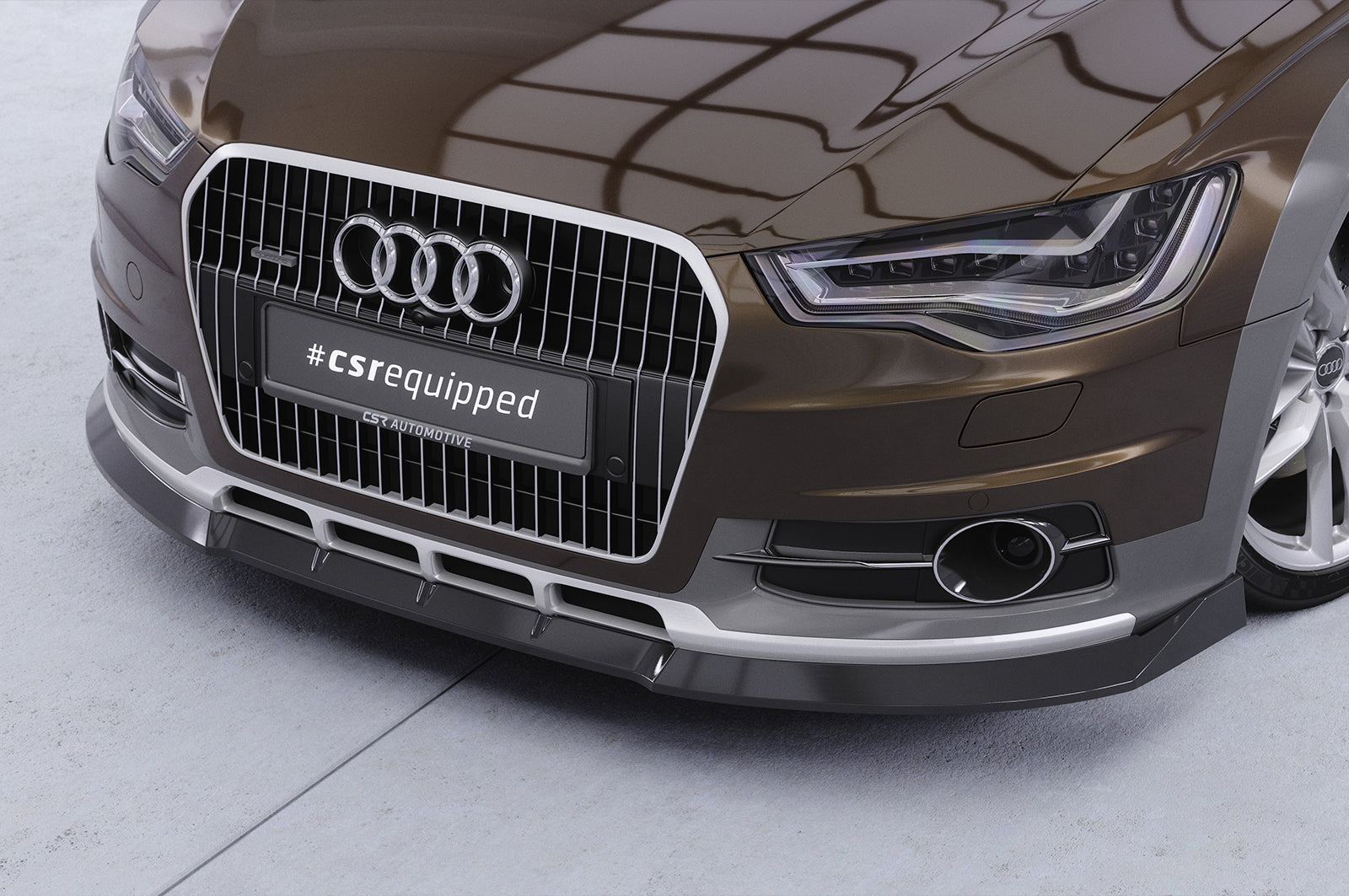 CSR Frontspoiler | Cup-Spoilerlippe mit ABE für Audi A6 C7 (Typ 4G) Allroad CSL809