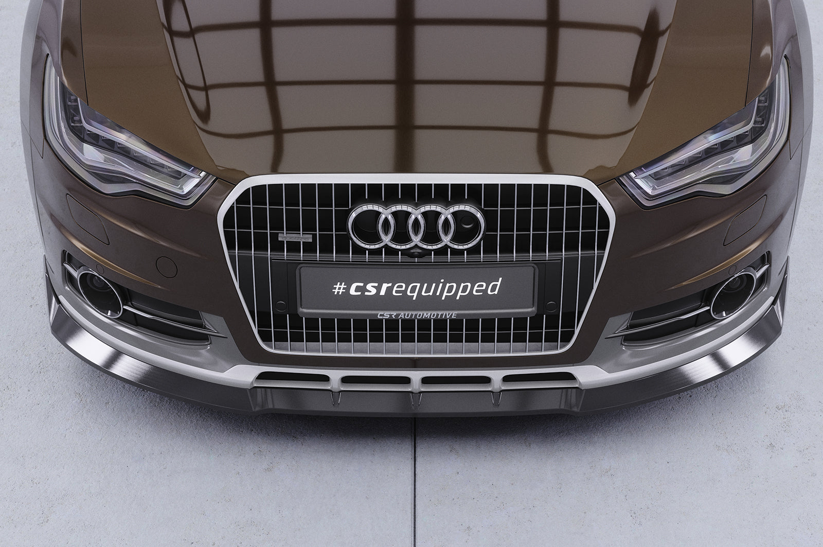 CSR Frontspoiler | Cup-Spoilerlippe mit ABE für Audi A6 C7 (Typ 4G) Allroad CSL809